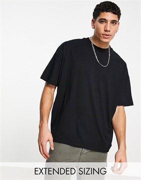 Basic Oversize T-shirt-Siyah