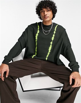 Oversize Sweatshirt-Yeşil